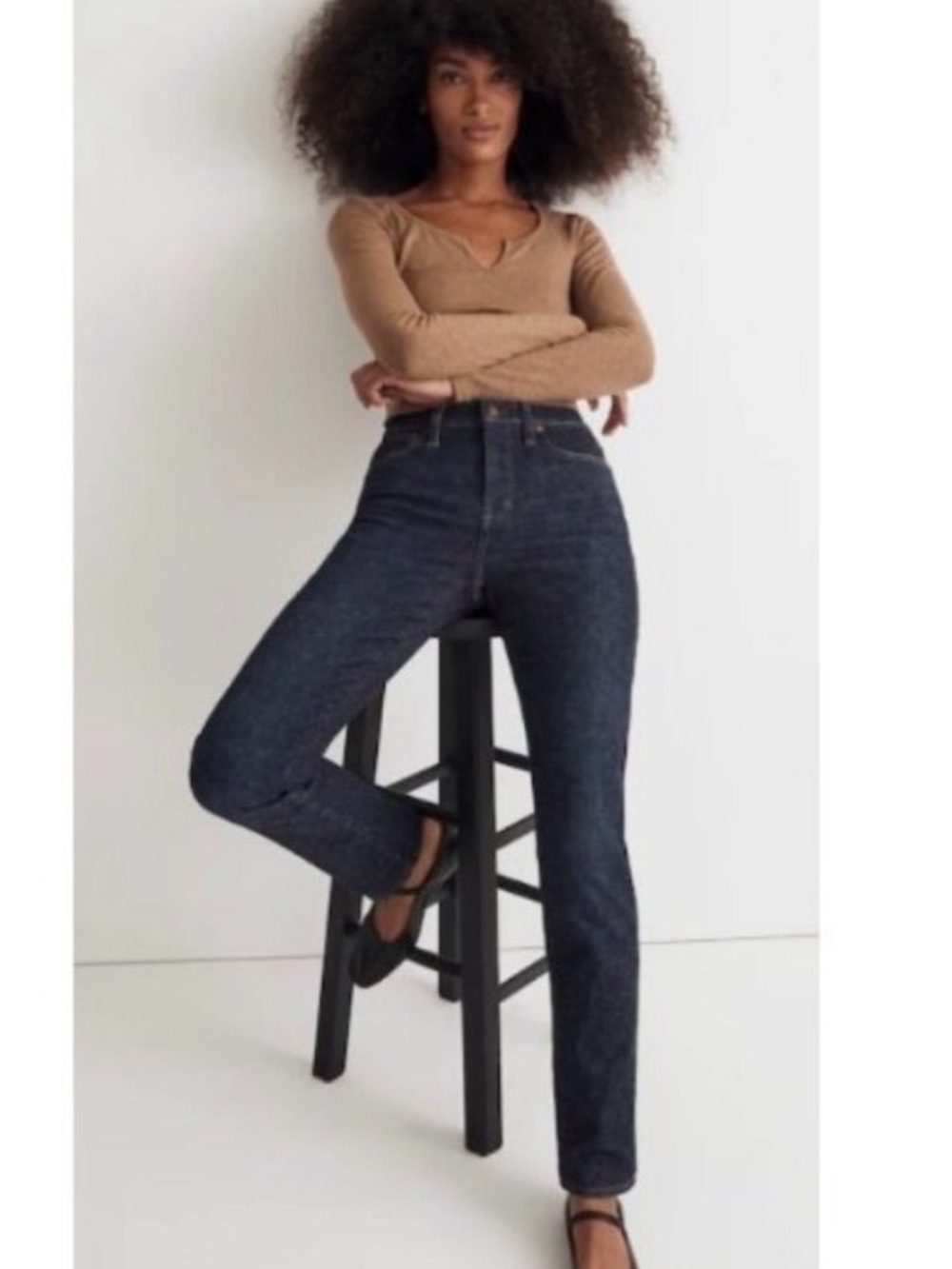 Madewell mid-rise Stovepipe Jean size 30